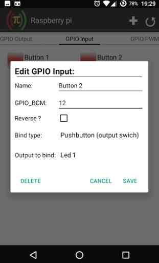 Remote GPIO control client 4