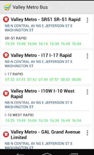 Valley Metro Bus Schedule 1