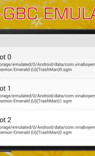 VinaBoy Advance - GBA Emulator 3