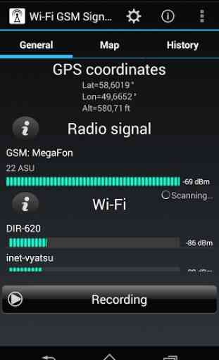 Wi-Fi GSM Signals Tracker 1