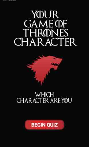 Your Game Of Thrones Character 1