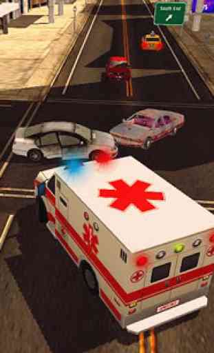 911 Ville Ambulance Rescue 3D 3