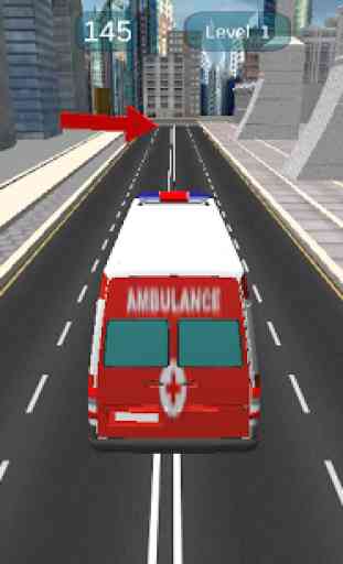Ambulance 3d jeux de voiture 3