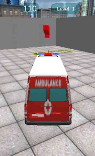Ambulance 3d jeux de voiture 4