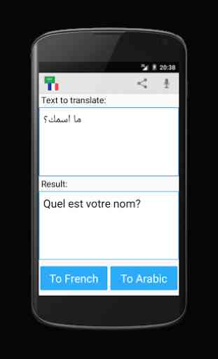 Arabe Français Traducteur 4