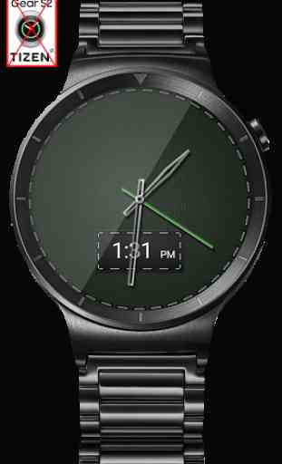 Black Leather HD Watch Face 4