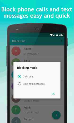 Blacklist (Calls and SMS) 4