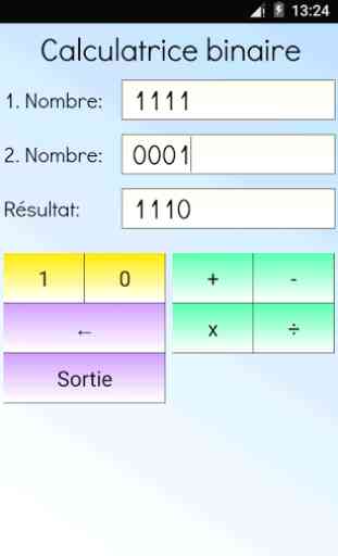 Calculatrice Binaire 3
