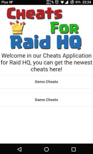 Cheats Tips For Raid HQ 1