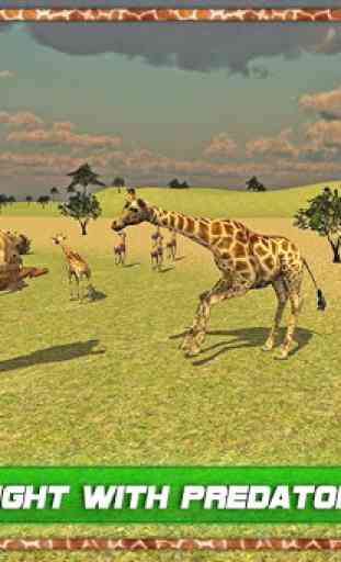 clan de girafe 3D 3