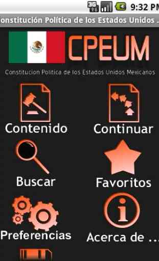 CPEUM - Constitución Mexicana 1