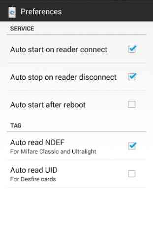 External NFC Reader Service 2