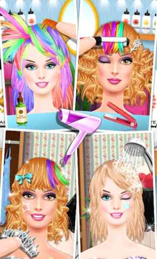 Fashion Girls Hair Salon Game 3
