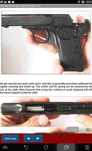 FN pistol Mod. 1910 explained 2