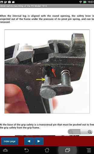 FN pistol Mod. 1910 explained 3