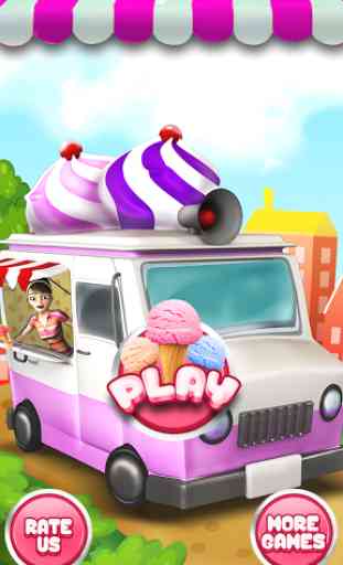 Fou Ice Cream Cuisine Van 3D 1