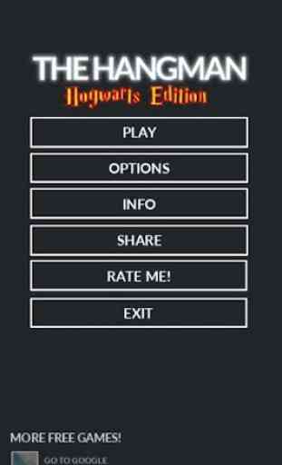 HangMan Hogwarts Quiz Edition 1