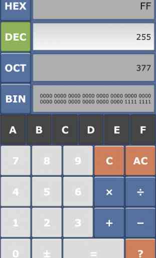 Hex,Dec,Oct,Bin(Dev Calc) 1