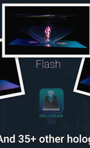 Hologramme 3D-Phone Pyramide 4