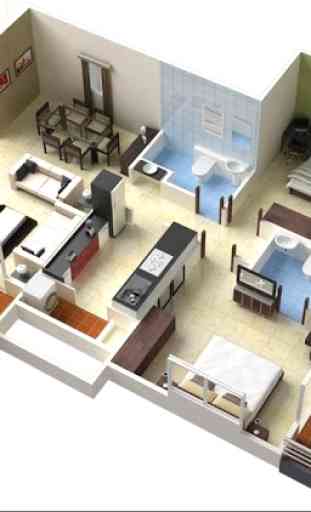 Home 3D Plan de conception 1