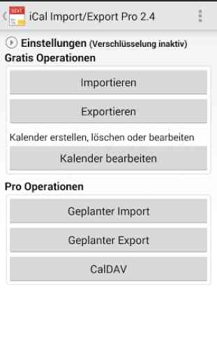 iCal Import/Export CalDAV Pro 1