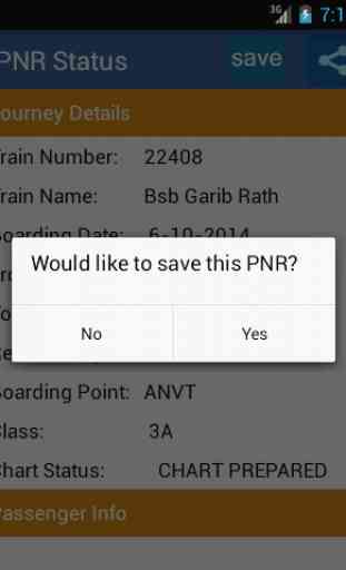 PNR Status App Indian Railway 4