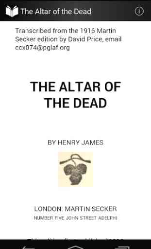 The Altar of the Dead 1