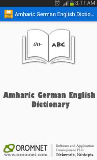 Amharic German Eng Dictionary 2