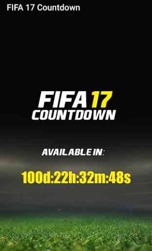 Countdown for FIFA 17 2