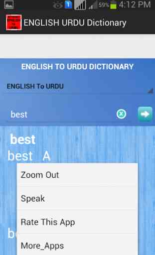 English urdu Dictionary free 4