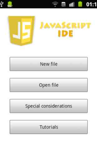 JavaScript IDE for Js & HTML5 1