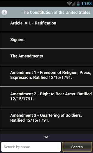 U.S Constitution + Amendments 3