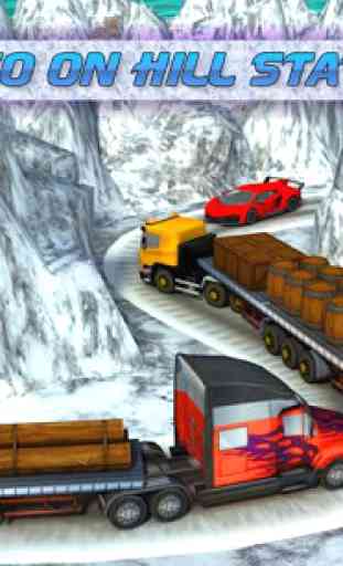 Winter Road Trucker Sim 3D 2