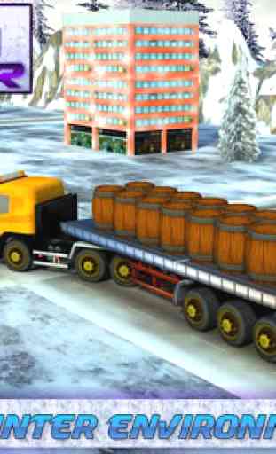 Winter Road Trucker Sim 3D 4