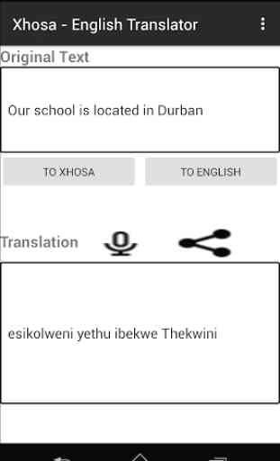Xhosa - English Translator 2