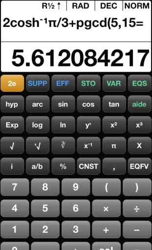 Calculatrice scientifique EQ7 (sans publicité) 1