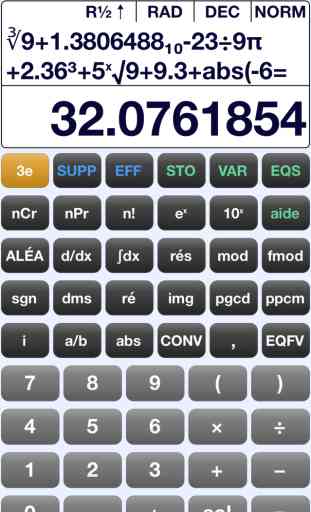 Calculatrice scientifique EQ7 (sans publicité) 3