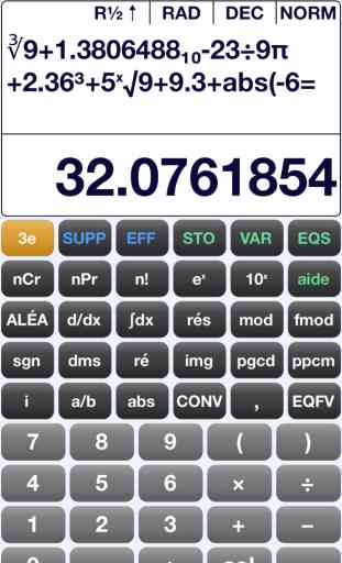Calculatrice scientifique gratuite EQ7A (avec publicité) 3
