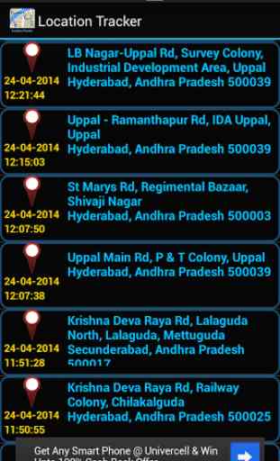 Localisation mobile Tracker 1