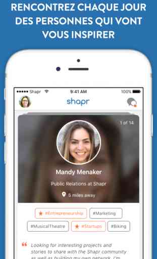 Shapr | Rencontrez de nouveaux contacts pro 1