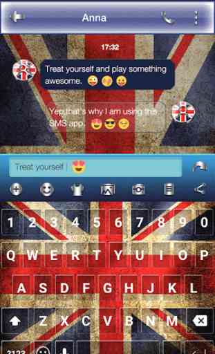 UK Keyboard Emoji Skin 3