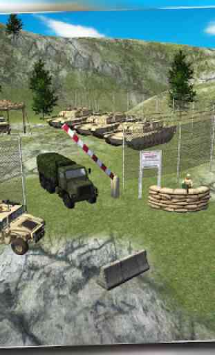 Army Truck Pilote 3D 2