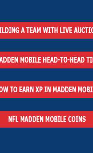Cheats For Madden Mobile 1