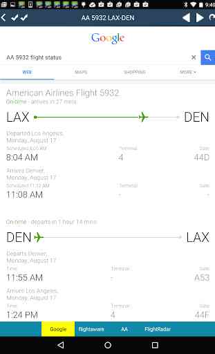 Denver Airport +Flight Tracker 4