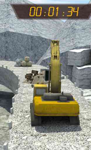Excavatrice mining camion 3D 2