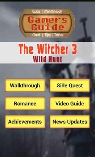 Guide for The Witcher 3 1