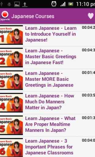 Japanese Conversation Courses 4