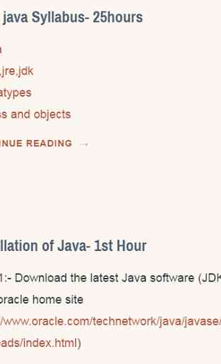 Java in 25 hour 1