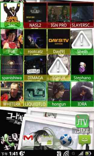 JTV Game Channel Widget 2
