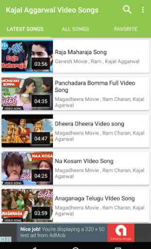 kajal Aggarwal hit video songs 2